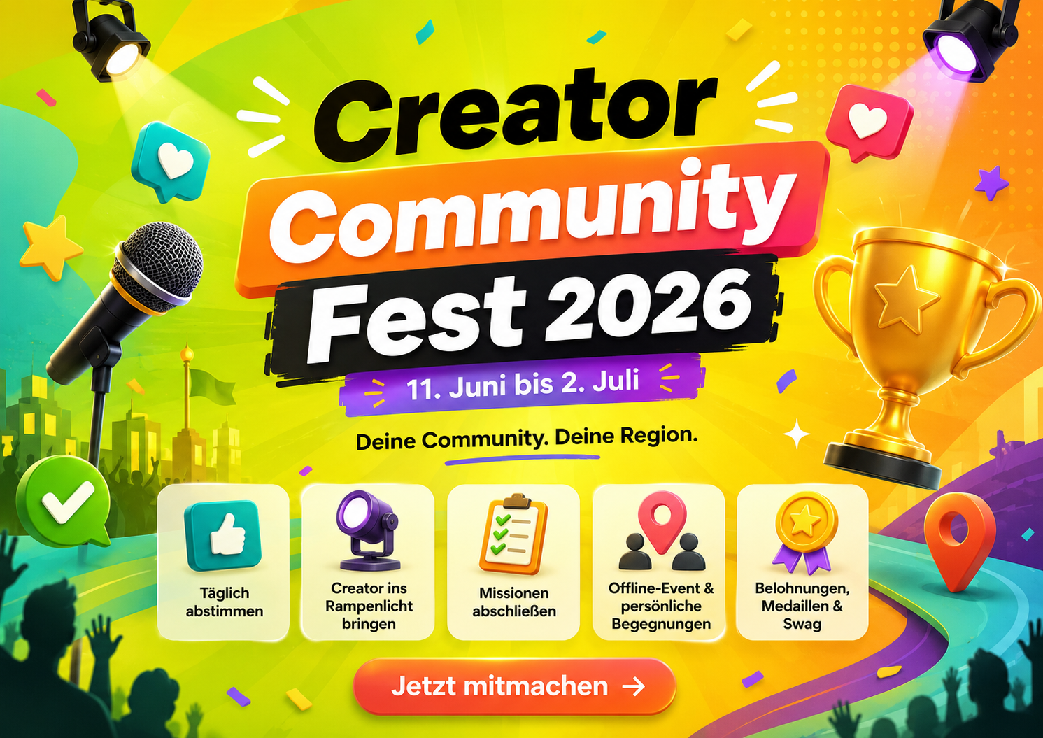 TikTok Kampagne Community Fest 2026