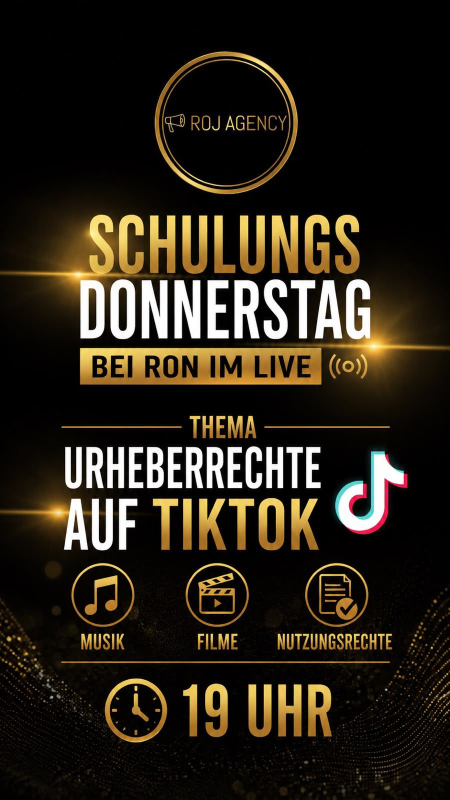 Schulungs Donnerstag Urheberrechte auf TikTok